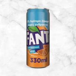 Fanta Πορτοκαλάδα Μπλε 330ml